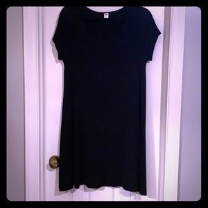Old Navy black swing dress